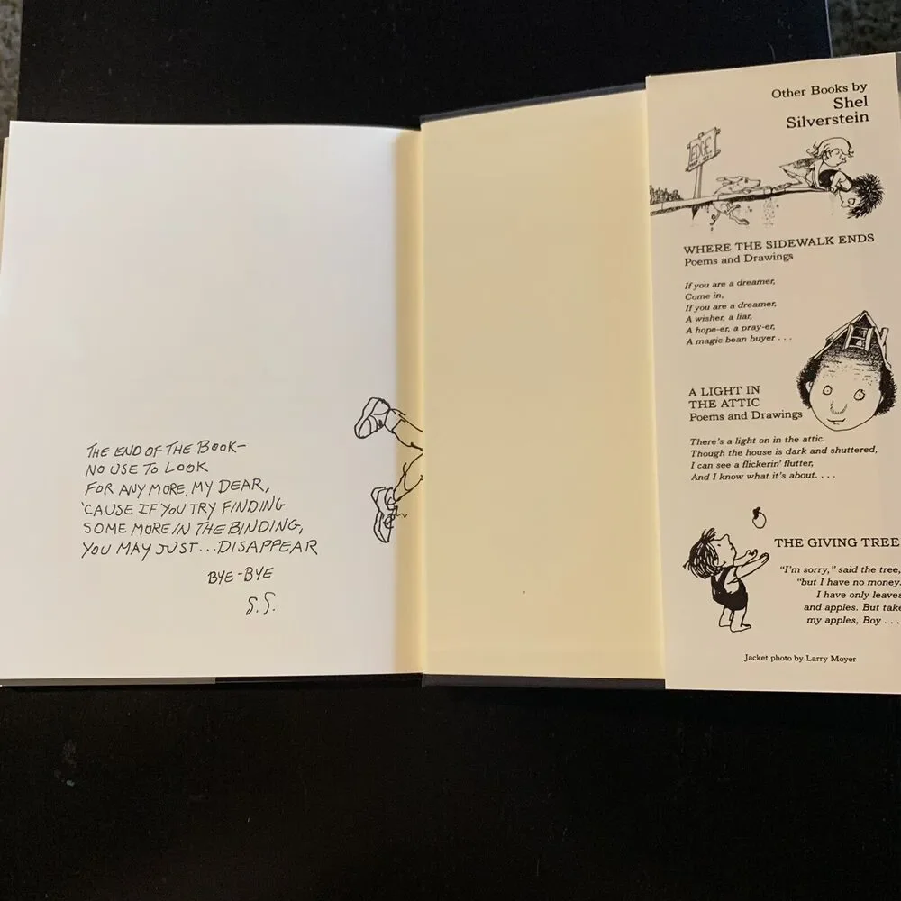 Falling Up Poems & Drawings by Shel Silverstein Hardcover ‏171 Pages Kids Books